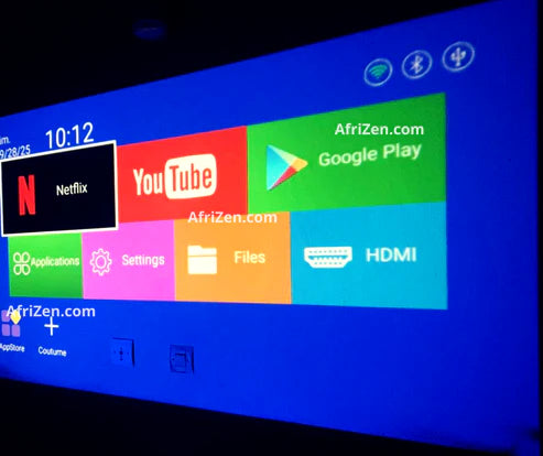 Projecteur Androide 4K Full HD + Console de Jeux Tout-en-Un✨